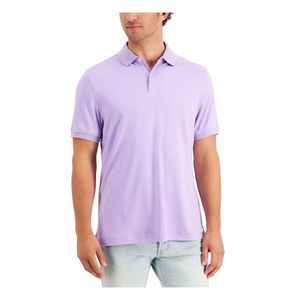 CLUBROOM Mens Purple Classic Fit Polo XXL